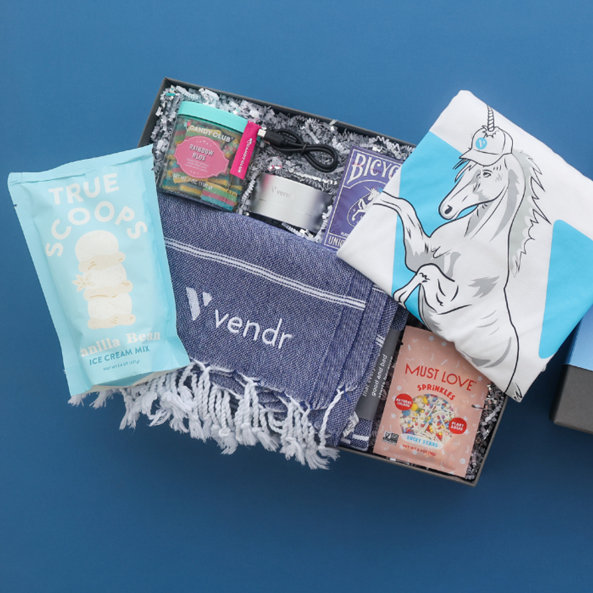 unicorn and games themed gift