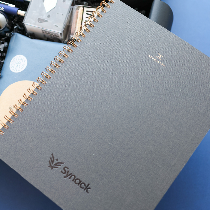 Branded Notebooks For Corporate Swag Boxes • Teak and Twine