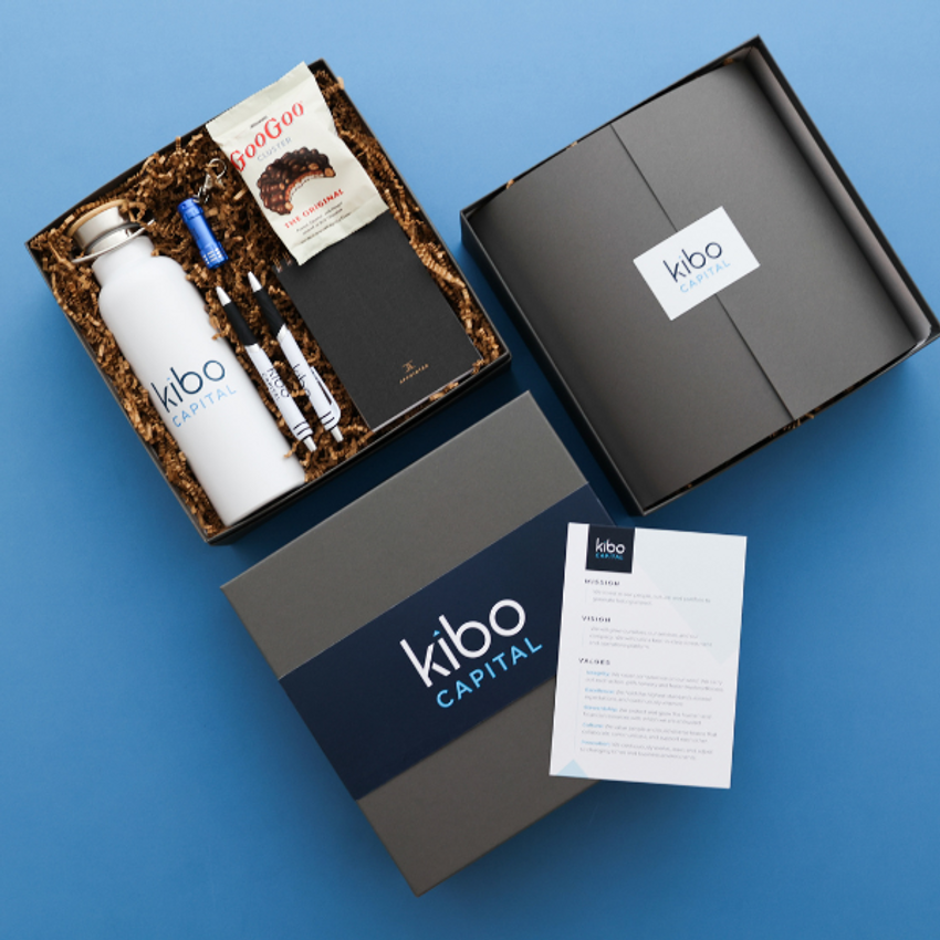 office gift box with corporate branding