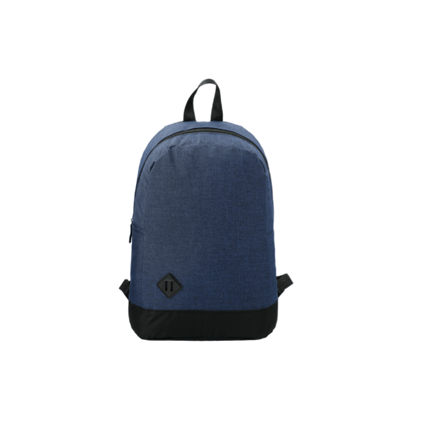 navy blue backpack white background