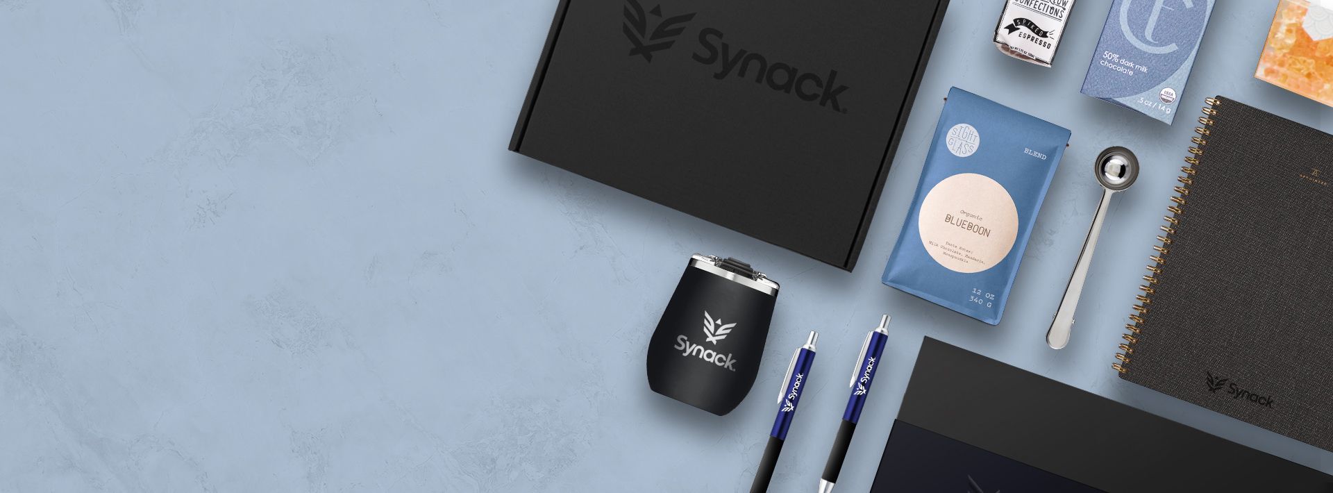 custom synack gifts custom pens custom wine tumbler branded gift box