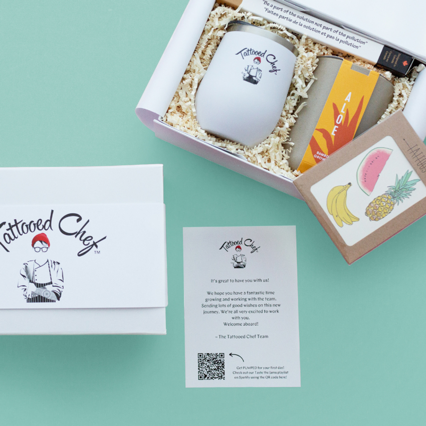 tattoo chef branded packaging