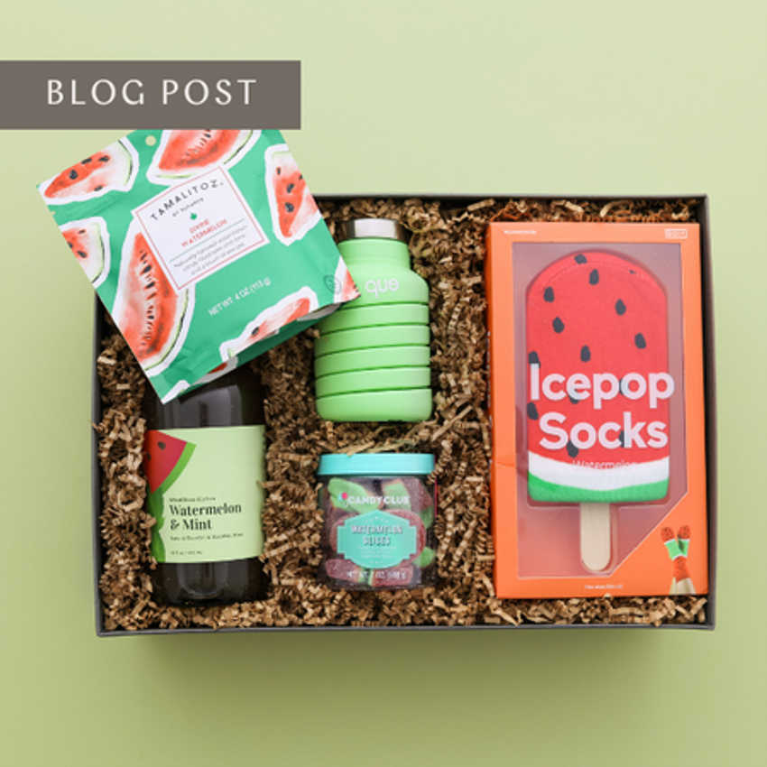 watermelon themed gift box