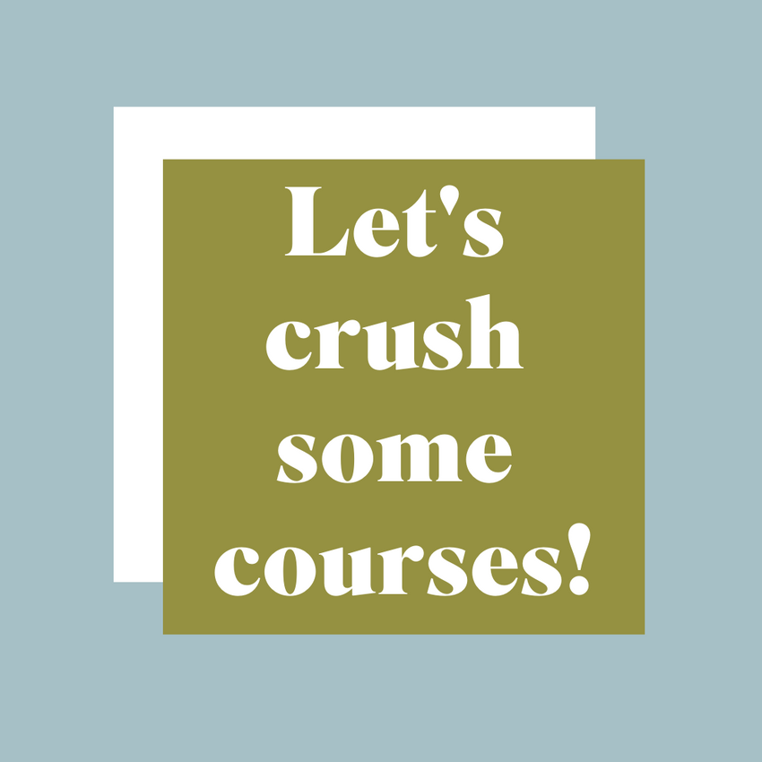 lets crush courses graphic