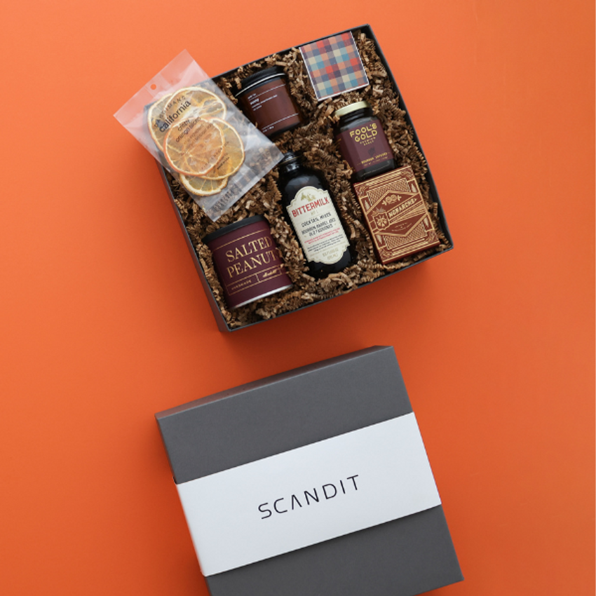 scandit happy hour themed gift box